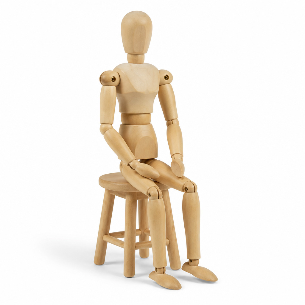 Seated Casual fashion pose