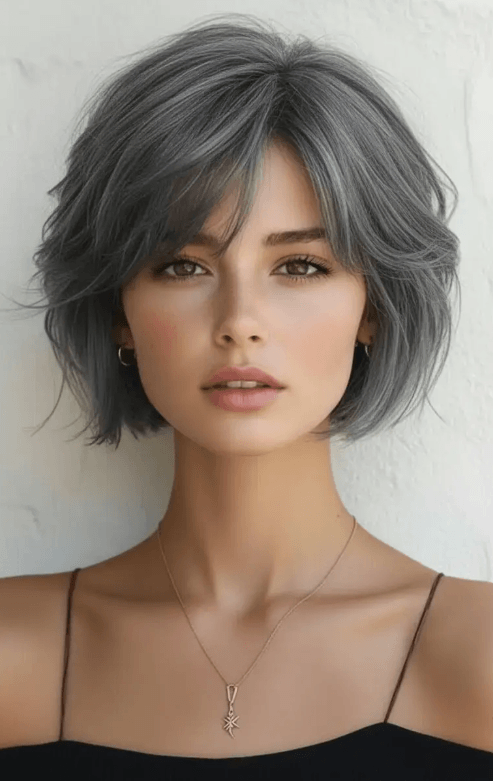 Example photo for AI hairstyle changer