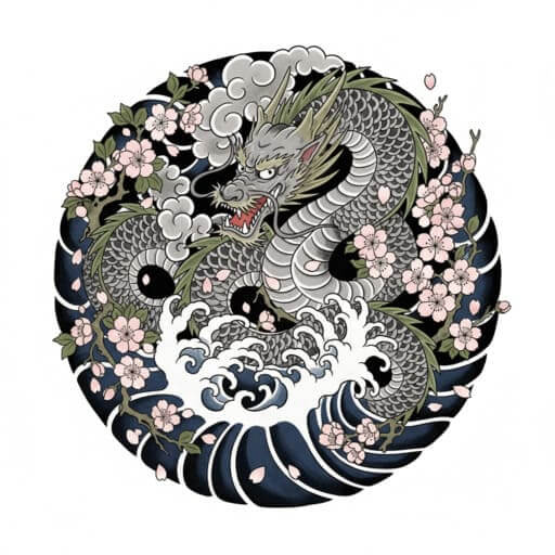 Japanese tattoo style example