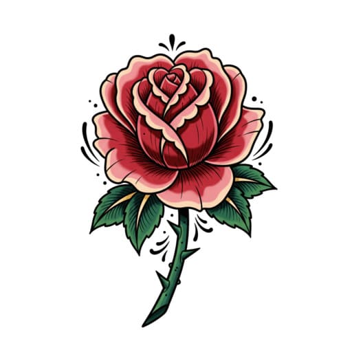 Neo-Traditional tattoo style example