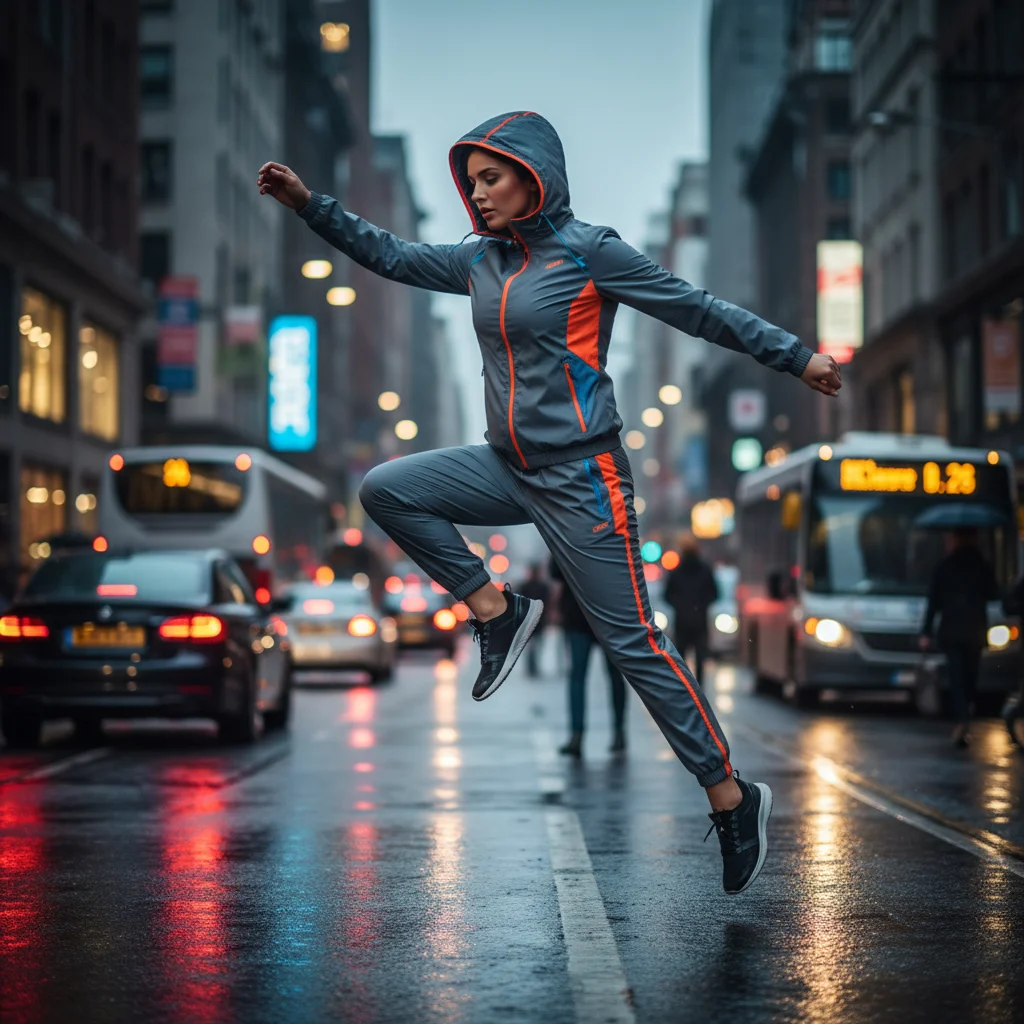 Moda esportiva exemplo de estilo de cenário